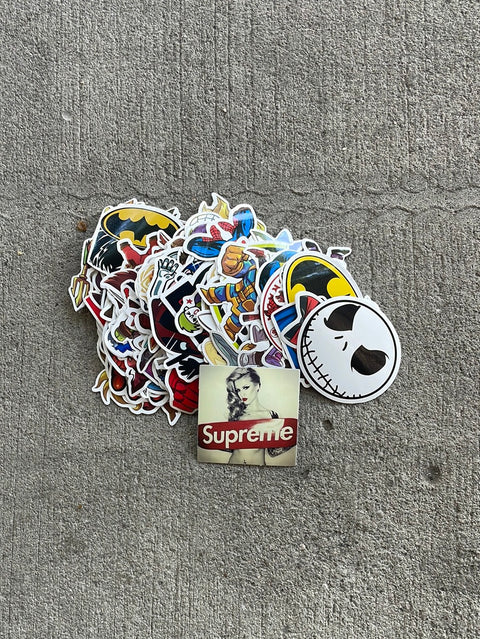 Bunch of Skateboard Stickers