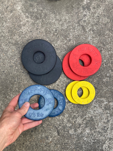 Set Of Calibrated Fractional Weight Plates