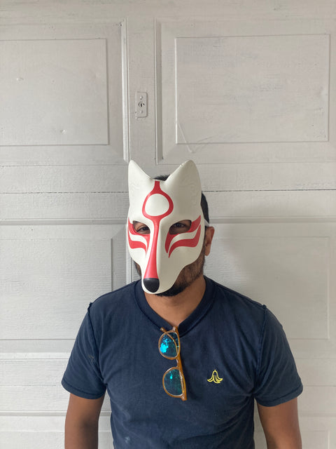 White Wolf Mask