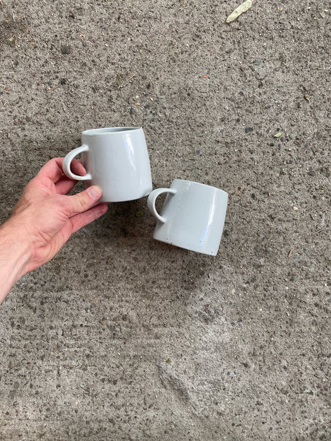 Duo Of Weirdly Shaped Mugs