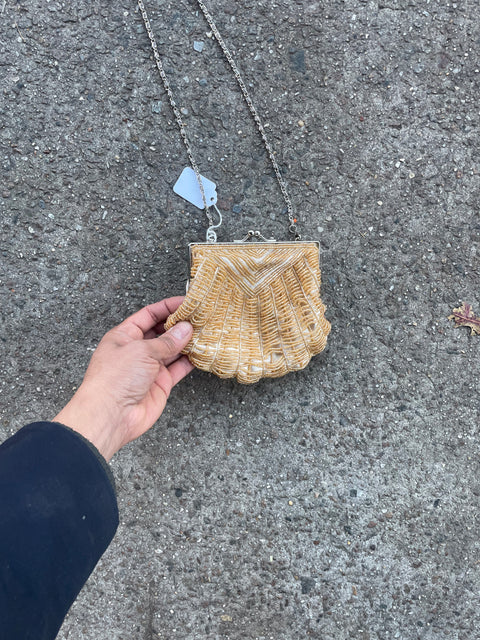 Seashell Beaded Purse