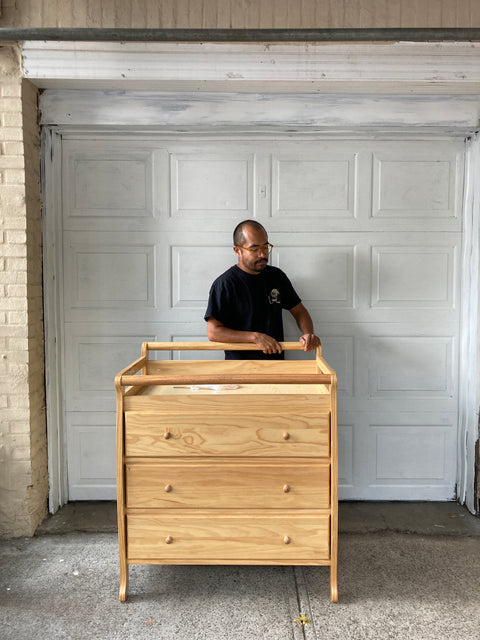 Serious Dresser With Changing Table, 23x39x36”