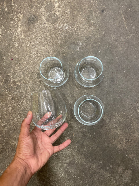 4 Bulb Water Glasses