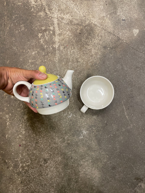 Pretty Mug & Teapot Combo