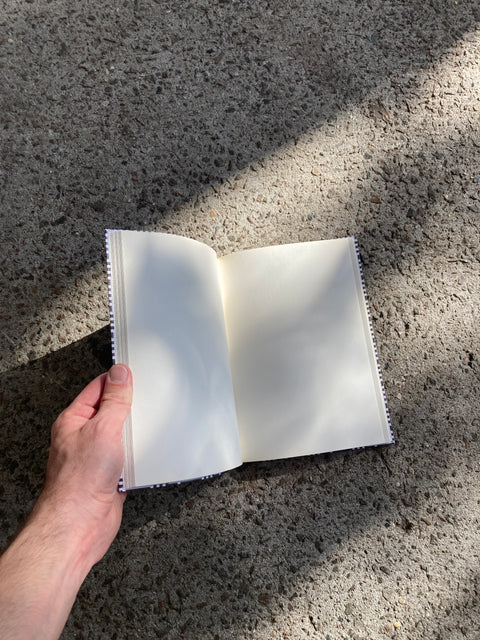 A Pretty White Page Notebook