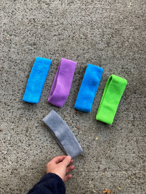 Five Breathable Adults Sport Headbands