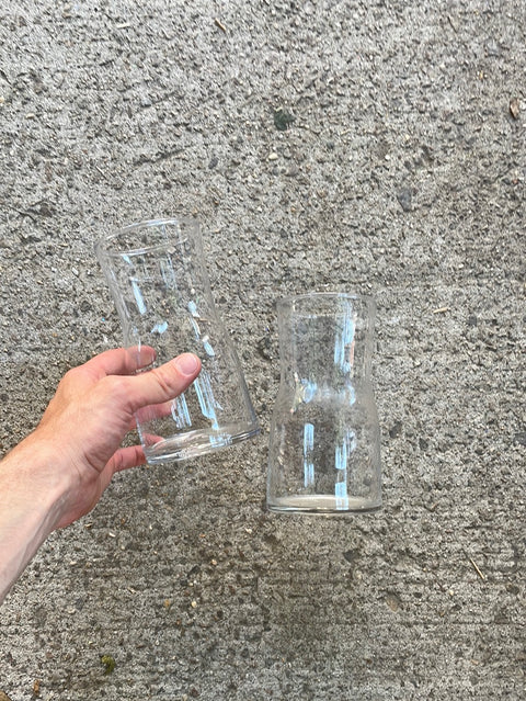 Glass Vases Duo