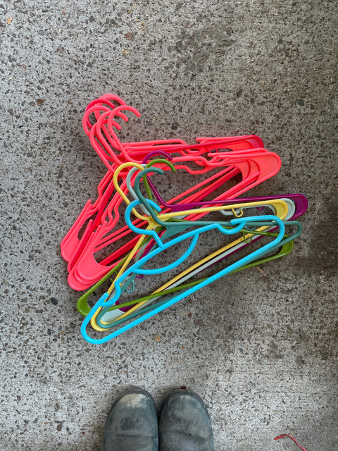 Set of Colorful Hangers