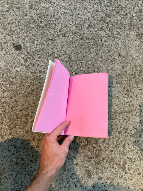 Fun Notebook With Pink Pages