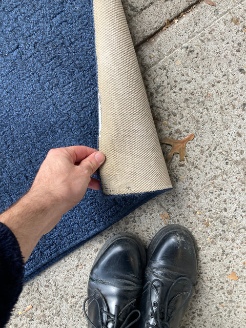 2 Blue Runner Rugs, 24x80” Each