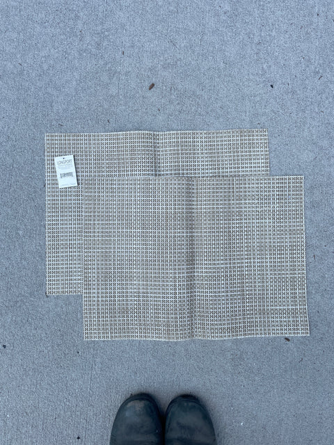 2 Cute Woven Placemats, New