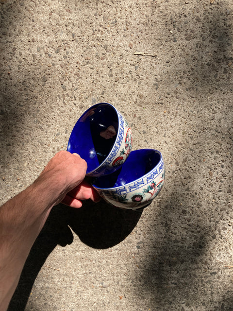 Two Pretty Anthropology Bowls