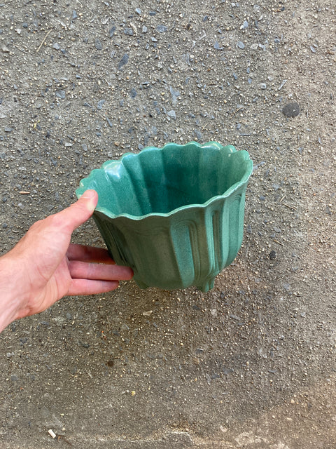 Vintage Plant Pot / Cache Pot, 9” Wide