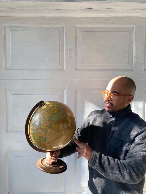 A Vintage Desk Globe