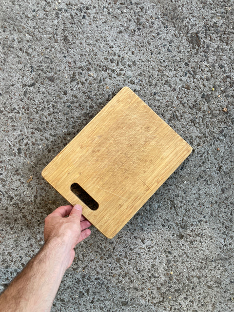 Thin Wood Cutting Board, 9x11”