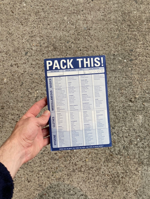 Pack This!, 50+ Trip Planning Sheets