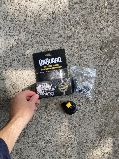 OnGuard Clamp Bracket To Attach U-Locks To Your Bike