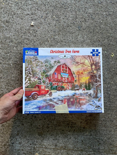 Christmas Tree Farm 1000 Pieces Puzzle