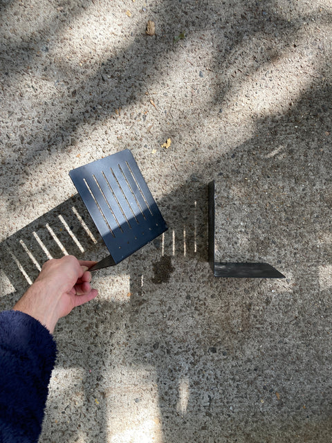 Two Metal Brackets To Hold Your Books Together