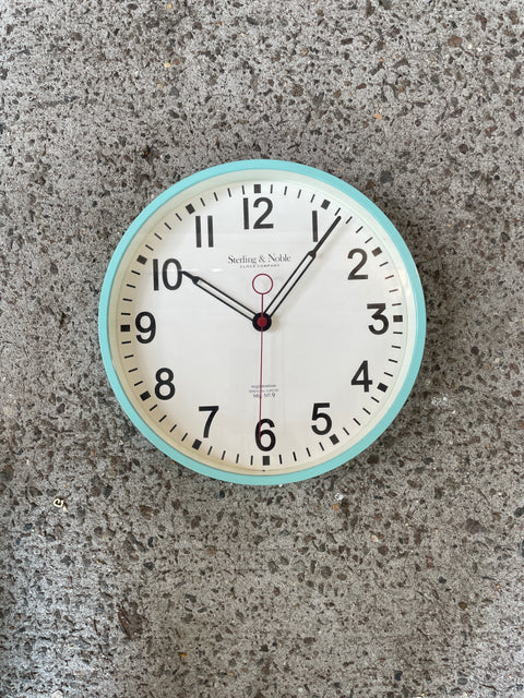 Mint Green Clock