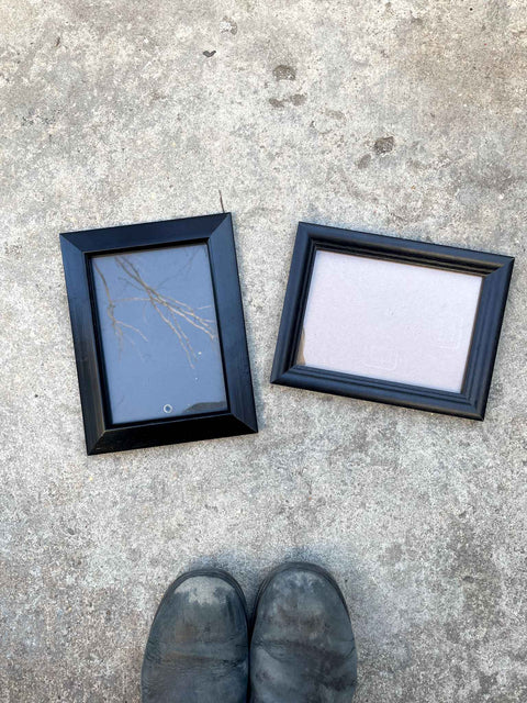 Black Picture Frames Set