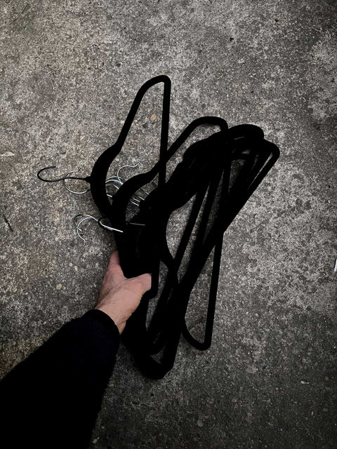 Black Velvet Hangers