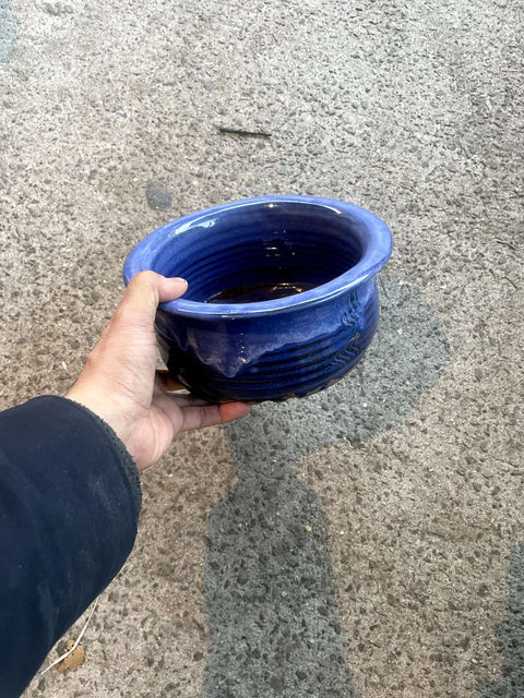 The Prettiest Blue Ceramic Pot