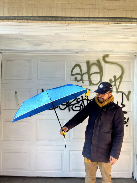 Bright Blue Umbrella