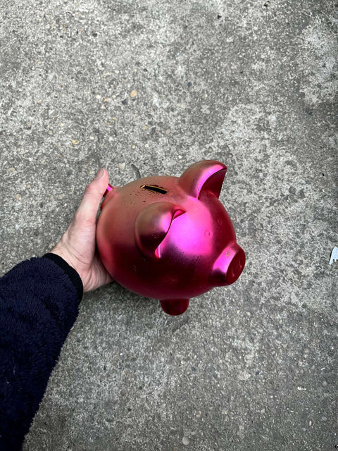 Bright Pink Piggy Bank