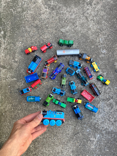 Large Set Of Magnetic Trains