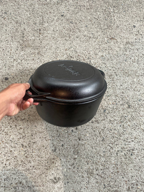 Lodge 2-piece Cast Iron Dutch Oven, New