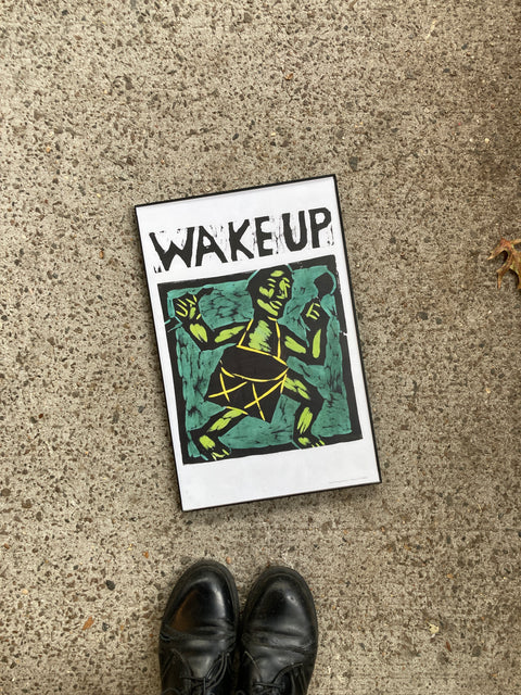 “Wake Up” Art Framed, 11x17”