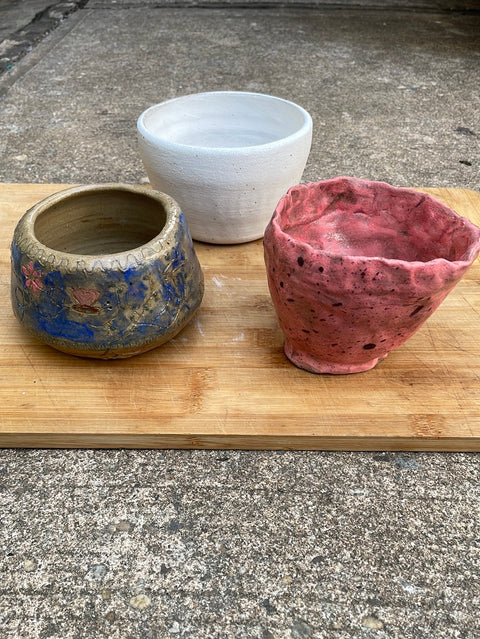 Cutie Ceramic Pot Trio