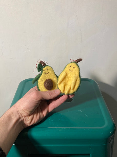 Mr & Ms Avocado Ornaments