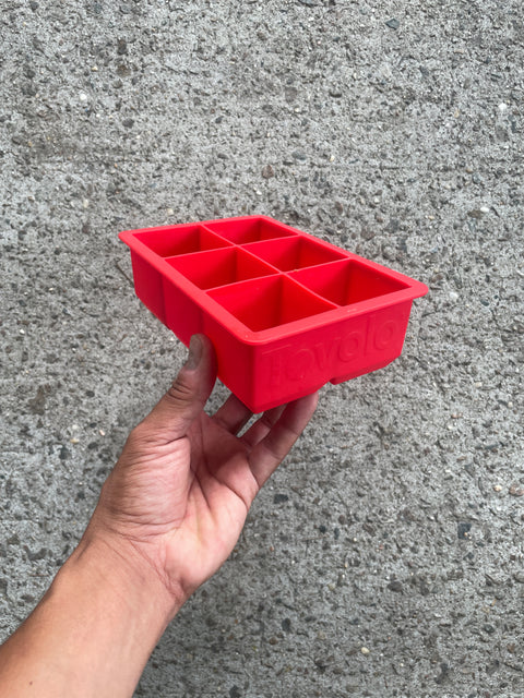 6 Old Fashioned Ice Cubes Silicone Tray