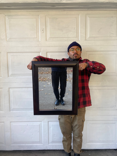 Nice Wood Mirror, 20x25”