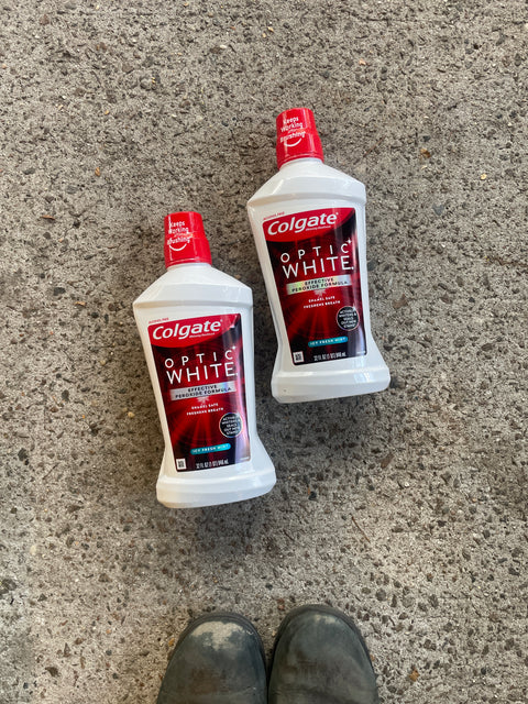 2 Bottles of Colgate Optic White Mouth Peroxide