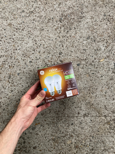 Two Brand New GE Relax LED Bulbs