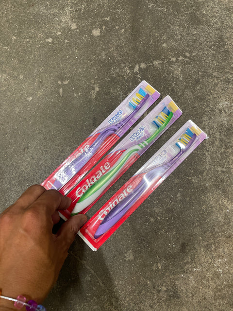 Colgate Wave Toothbrushes, Unopened Set of 3