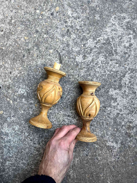 Decorative Wooden Candle Holders