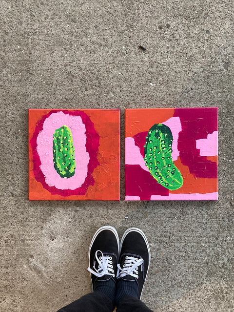2 Cactus Paintings