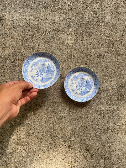 Vintage Japanese Tea Plates