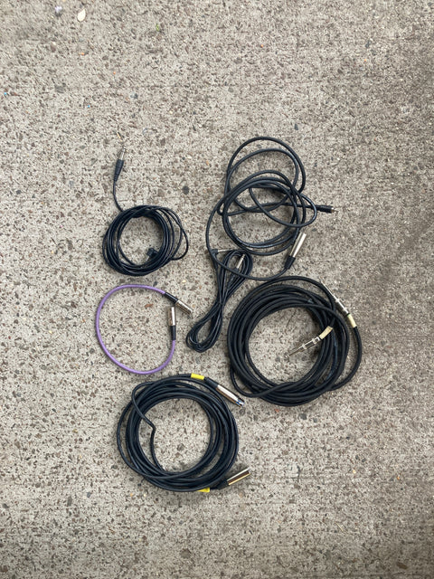 Bunch Of Cables For Audio Folks