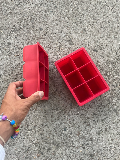 2 Silicone Large Cube Trays