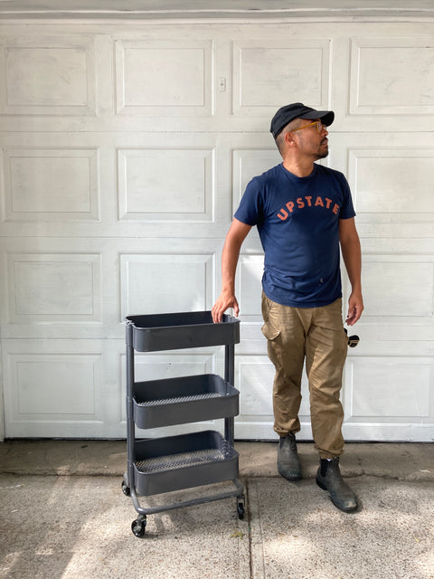 Metal Rolling Storage Cart