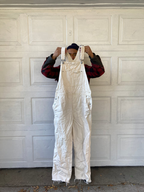 White Overalls, Size Adult 12 Tall