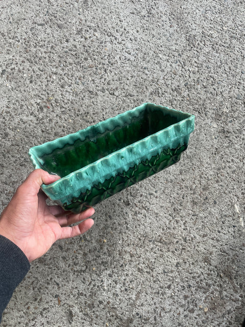 Cookson Green Ceramic Planter