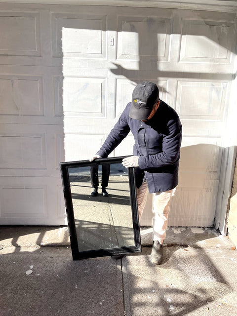 Elegant & Heavy Black Wall Mirror