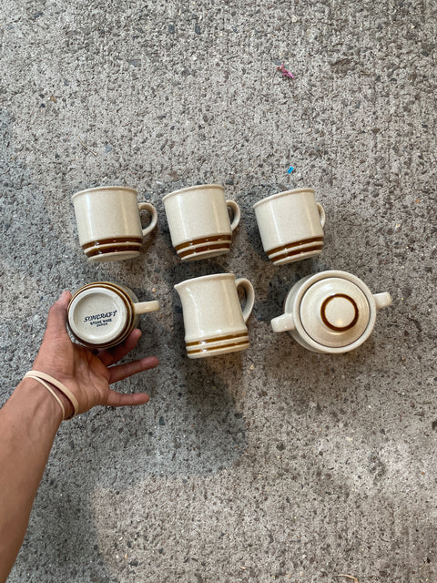 Japanese Ceramic Coffee Set