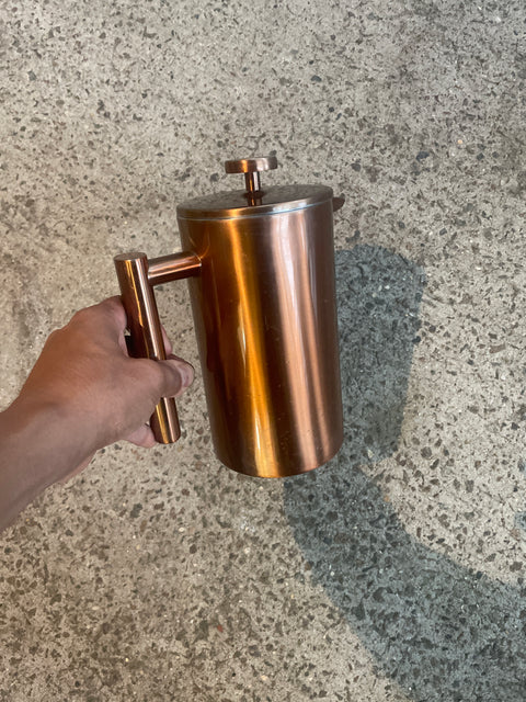 Copper-colored French Press